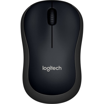 Мышь Logitech B220 черный оптическая (1000dpi) silent беспроводная USB (2but) 