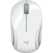 Мышь Logitech Mini M187 белый оптическая (1000dpi) беспроводная USB для ноутбука (2but)