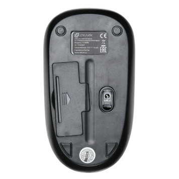 Мышь Оклик 515MW черный/серый оптическая (1200dpi) беспроводная USB (2but) -3