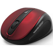 Мышь Hama MW-400 красный оптическая (1600dpi) беспроводная USB для ноутбука (6but)