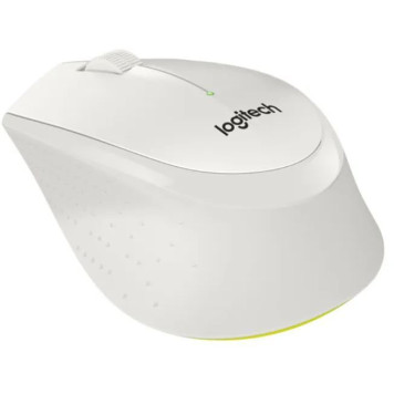 Мышь Logitech M330 Silent Plus белый/желтый оптическая (1000dpi) беспроводная USB (2but) -1