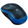 Мышь Logitech M186 черный/синий оптическая (1000dpi) беспроводная USB2.0 для ноутбука (3but) 
