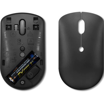 Мышь Lenovo 400 черный оптическая (2400dpi) беспроводная USB-C (3but) -3