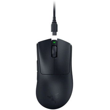 Мышь Razer DeathAdder V3 Pro черный оптическая (30000dpi) беспроводная USB-C (5but) 