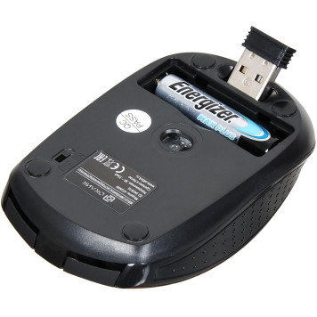 Мышь Oklick 455MW черный оптическая (1600dpi) беспроводная USB (5but) -5