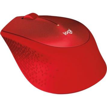 Мышь Logitech M331 Silent Plus красный оптическая (1000dpi) silent беспроводная USB -1