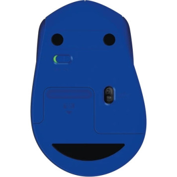Мышь Logitech M331 Silent Plus синий оптическая (1000dpi) silent беспроводная USB (3but) -4