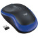 Мышь Logitech M185 черный/синий оптическая (1000dpi) беспроводная USB1.1 для ноутбука (2but) 