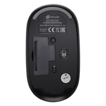 Мышь Оклик 535MW черный/черный оптическая (1000dpi) беспроводная USB (2but) -3