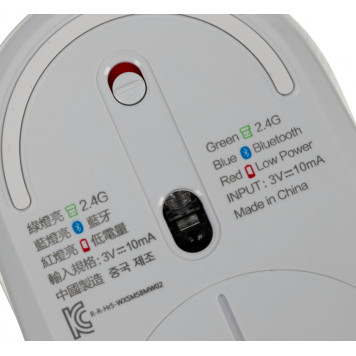 Мышь Xiaomi Mi Dual Mode Silent Edition белый оптическая (1300dpi) беспроводная BT для ноутбука (5but) -7