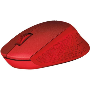 Мышь Logitech M331 Silent Plus красный оптическая (1000dpi) silent беспроводная USB -2