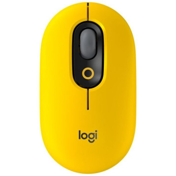 Мышь Logitech POP Mouse with emoji желтый/черный оптическая (4000dpi) беспроводная BT/Radio USB (4but) -5