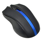 Мышь Oklick 615MW черный/синий оптическая (1000dpi) беспроводная USB (2but)