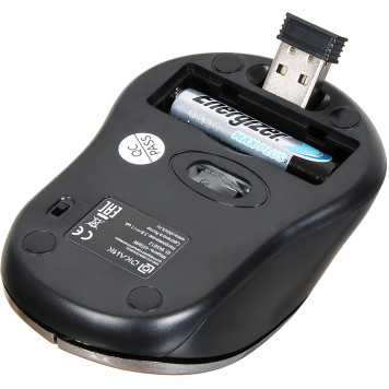 Мышь Oklick 435MW серый/черный оптическая (1600dpi) беспроводная USB (3but) -4