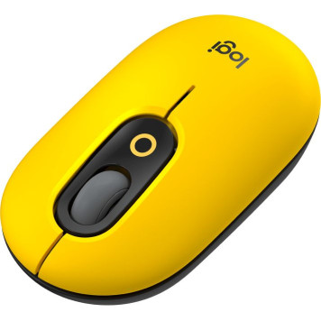 Мышь Logitech POP Mouse with emoji желтый/черный оптическая (4000dpi) беспроводная BT/Radio USB (4but) -1