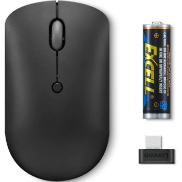 Мышь Lenovo 400 черный оптическая (2400dpi) беспроводная USB-C (3but) -4