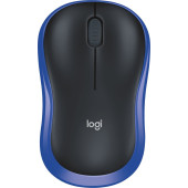 Мышь Logitech M185 синий/черный оптическая (1000dpi) беспроводная USB1.1 для ноутбука (2but)