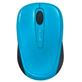 Мышь Microsoft Wireless Mobile Mouse 3500 Cyan Blue голубой оптическая (1000dpi) беспроводная USB для ноутбука (2but)