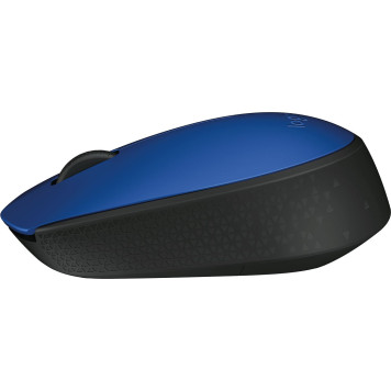 Мышь Logitech M171 синий/черный оптическая (1000dpi) беспроводная USB для ноутбука (2but) -2