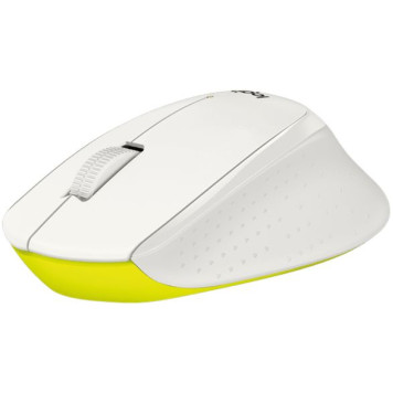 Мышь Logitech M330 Silent Plus белый/желтый оптическая (1000dpi) беспроводная USB (2but) -2