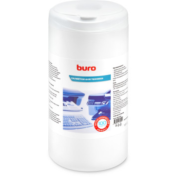 Салфетки Buro BU-Asurface для поверхностей туба 100шт влажных -1
