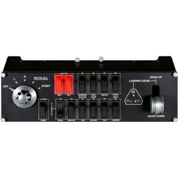 Панель управления Logitech G Saitek Pro Flight Switch Panel черный USB виброотдача -2