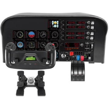 Панель управления Logitech G Saitek Pro Flight Switch Panel черный USB виброотдача -1