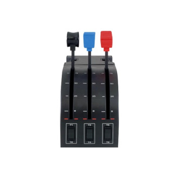 Блок рычагов Logitech G Saitek PRO Flight Throttle Quadrant черный USB виброотдача -3