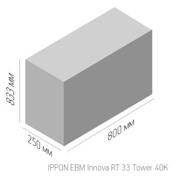 Источник бесперебойного питания Ippon Innova RT 33 40K Tower 40000Вт 40000ВА черный -3