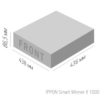 Источник бесперебойного питания Ippon Smart Winner II 1000 900Вт 1000ВА черный -13