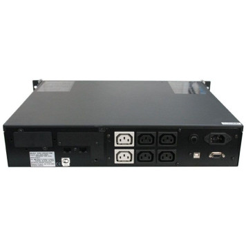 Источник бесперебойного питания Powercom King Pro RM KIN-1500AP LCD 900Вт 1500ВА черный -3