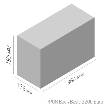 Источник бесперебойного питания Ippon Back Basic 2200 Euro 1320Вт 2200ВА черный -10