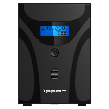 Источник бесперебойного питания Ippon Smart Power Pro II 2200 1200Вт 2200ВА черный -7