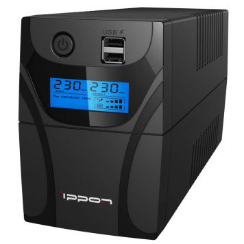 Источник бесперебойного питания Ippon Back Power Pro II 600 360Вт 600ВА черный -1