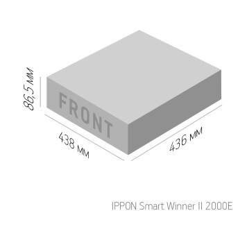 Источник бесперебойного питания Ippon Smart Winner II 2000E 1800Вт 2000ВА черный -12
