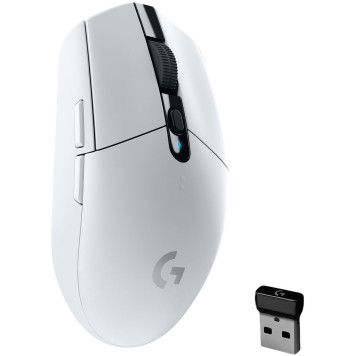 Мышь Logitech G305 белый оптическая (12000dpi) беспроводная USB (5but) 