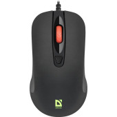 Мышь Defender Ultra Classic MB-280 черный оптическая 1600dpi USB 4but (52281)