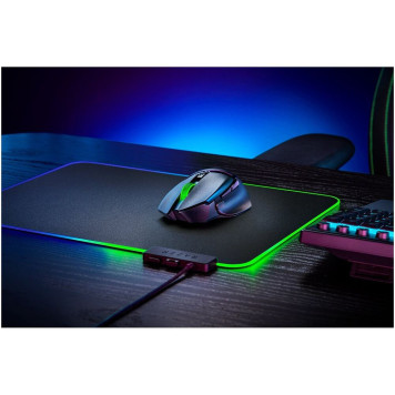 Мышь Razer Basilisk V3 X Hyperspeed черный оптическая (18000dpi) беспроводная USB (9but) -9