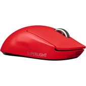 Мышь Logitech G PRO X SUPERLIGHT красный оптическая (25600dpi) беспроводная USB (4but)