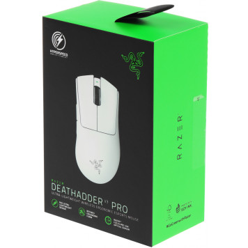 Мышь Razer DeathAdder V3 Pro белый оптическая (30000dpi) беспроводная USB-C (5but) -4