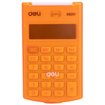 Калькулятор карманный Deli E39217/OR оранжевый 8-разр. -2
