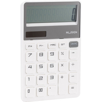 Калькулятор настольный Deli Nusign ENS042WHITE белый 12-разр. -1