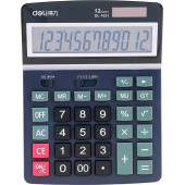 Калькулятор настольный Deli E1631 черный 12-разр.
