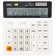 Калькулятор бухгалтерский Deli EM01010 белый 12-разр. 