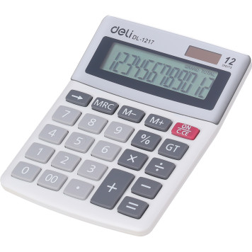 Калькулятор настольный Deli E1217 в ассортименте 12-разр. -1
