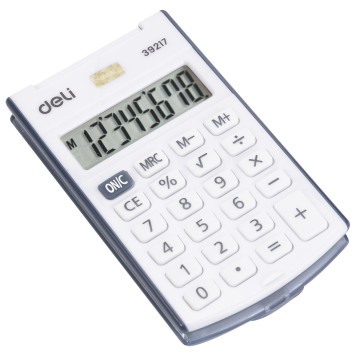 Калькулятор карманный Deli E39217/BLUE синий 8-разр. -2