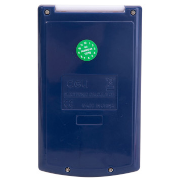 Калькулятор карманный Deli E39217/BLUE синий 8-разр. -3