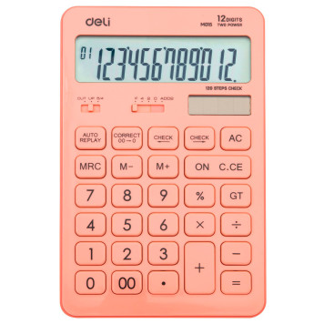 Калькулятор настольный Deli Touch EM01541 красный 12-разр. -8