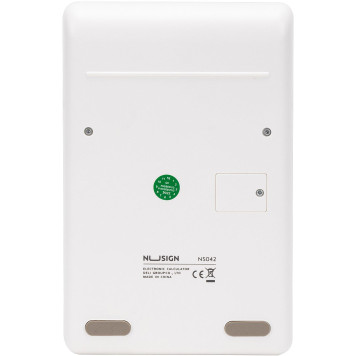 Калькулятор настольный Deli Nusign ENS042WHITE белый 12-разр. -2