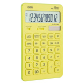 Калькулятор настольный Deli Touch EM01551 желтый 12-разр.